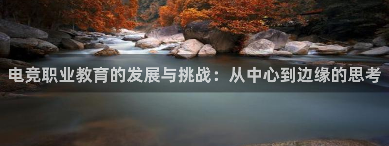 一竞技官网地址：电竞职业教育的发展与挑战：从中心到边缘的思考
