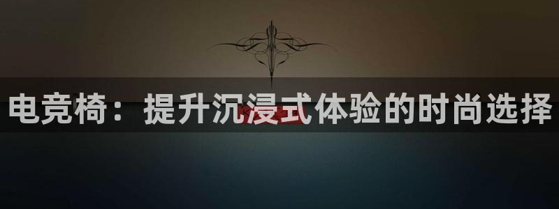 一竞技网址：电竞椅：提升沉浸式体验的时尚选择