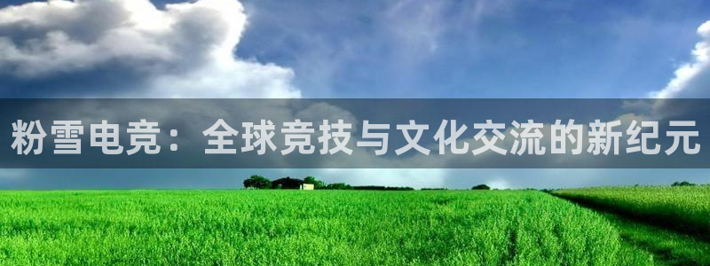 一竞技网址：粉雪电竞：全球竞技与文化交流的新纪元