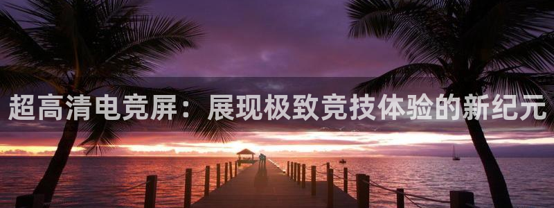 一竞技网址：超高清电竞屏：展现极致竞技体验的新纪元